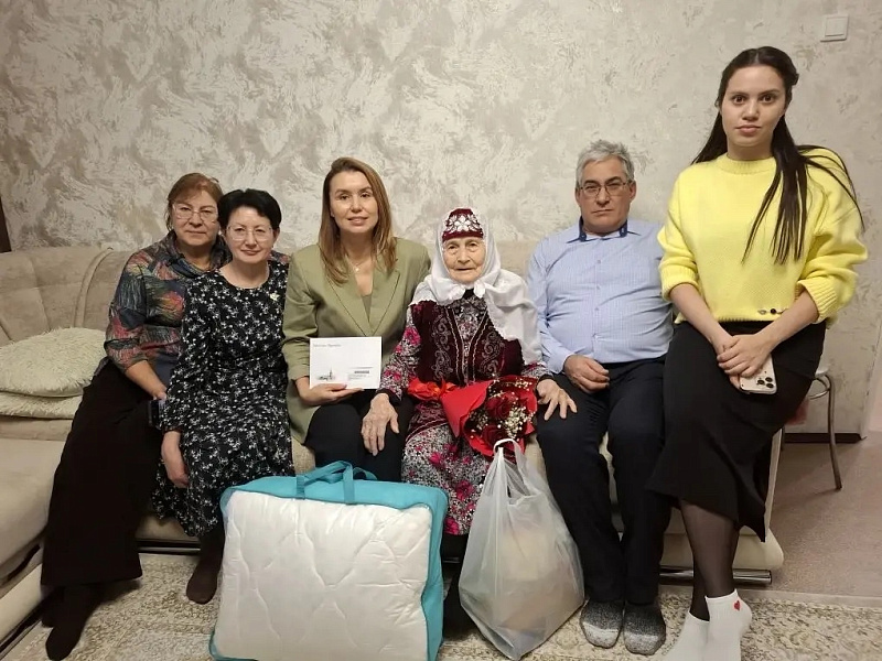 Ветеран встретила 95-летний юбилей