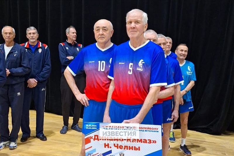 Челнинская команда ветеранов в финале Кубка России по волейболу