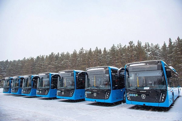 Новые автобусы выйдут на обслуживание с 9 декабря