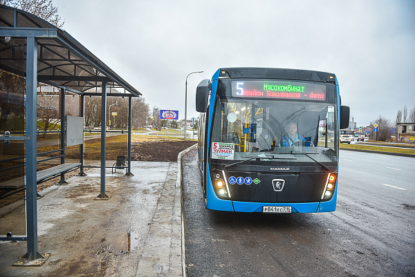 В Челнах автобусы маршрута №5 начали курсировать по обновленной схеме