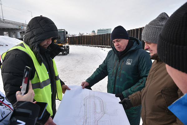 Дорога под мостом через Мелекеску возводится без выходных
