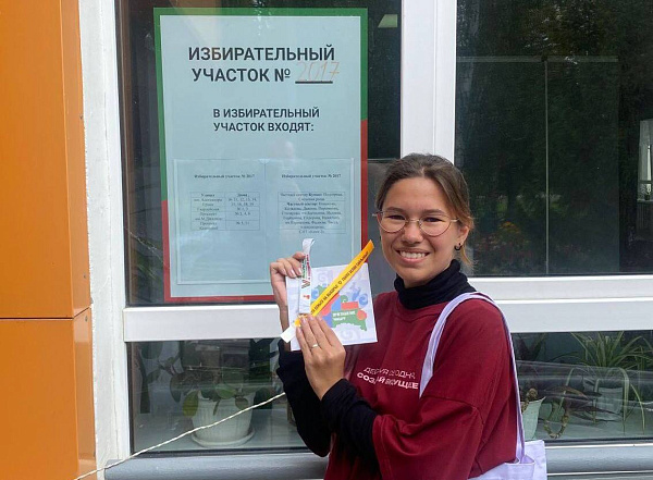 Чаллыда тавыш бирүдә яшьләр актив катнаша