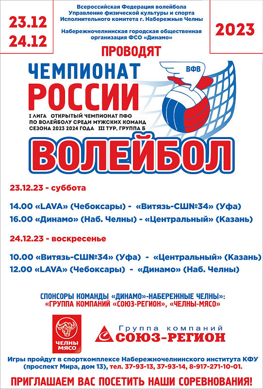 Набережные Челны принимают Чемпионат России I лиги - ПФО по волейболу