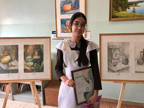 Юная челнинка открыла свою выставку