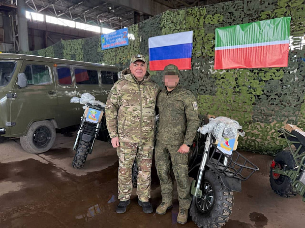 Наиль Магдеев встретился с военнослужащими в зоне СВО