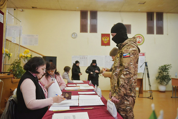 Боец СВО из Челнов проголосовал на выборах Президента РФ