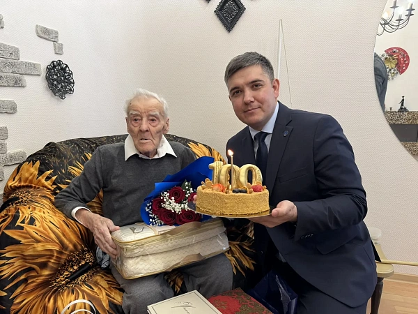 Ветеран Великой Отечественной войны отметил вековой юбилей