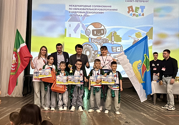 Яр Чаллы балалар бакчасы тәрбияләнүчеләре халыкара робототехника ярышларында җиңү яулады